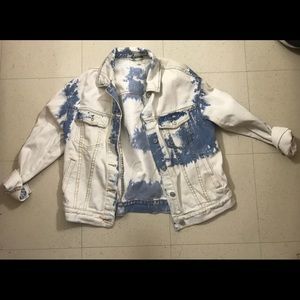 Pacsun acid wash denim jacket